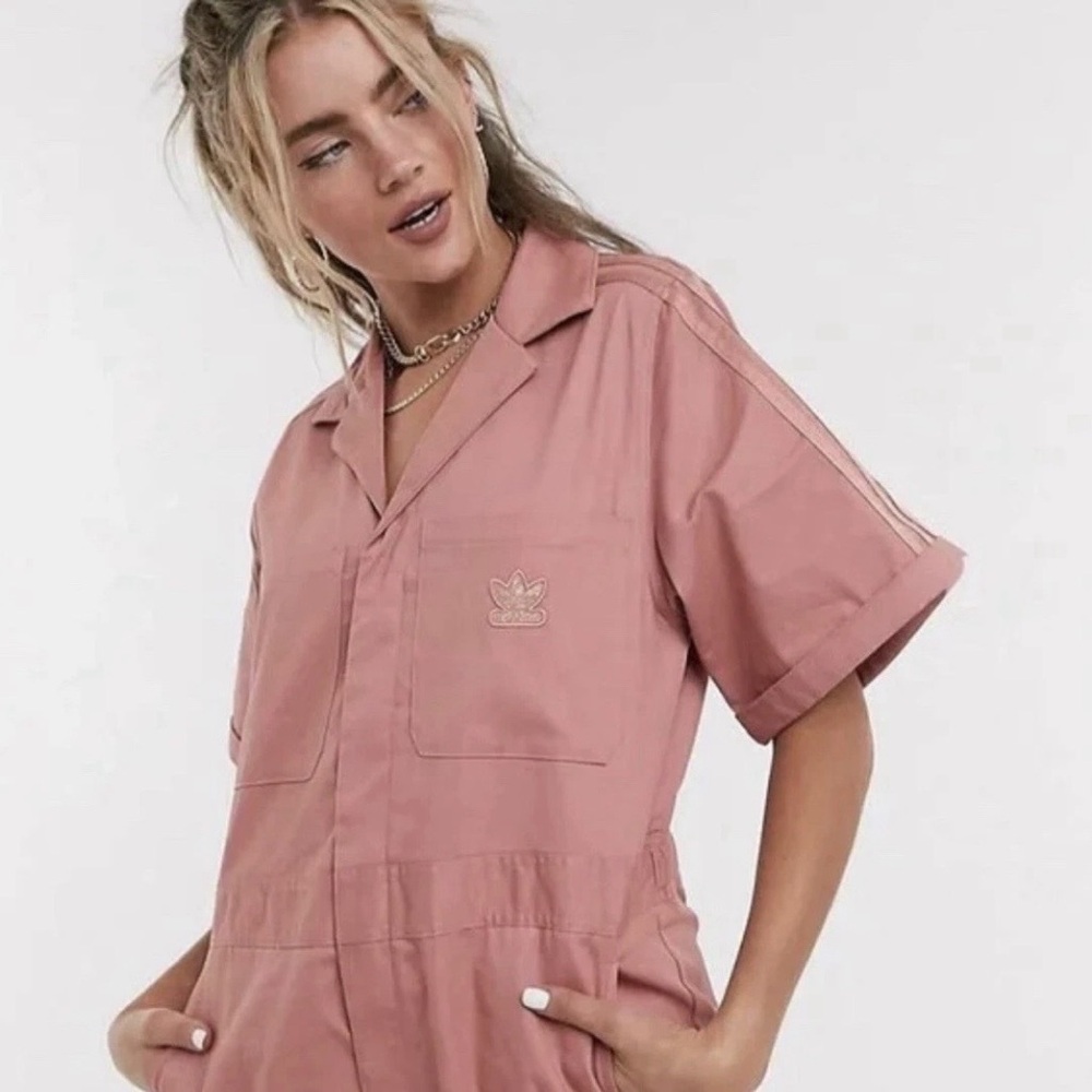 *NWT* ADIDAS ORIGINALS BOILER SUIT - ASH PINK - SIZE SMALL